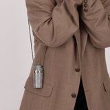 Rare Chanel 2021 Runway Strauss Lipstick Holder w/ Chain - FashioNica