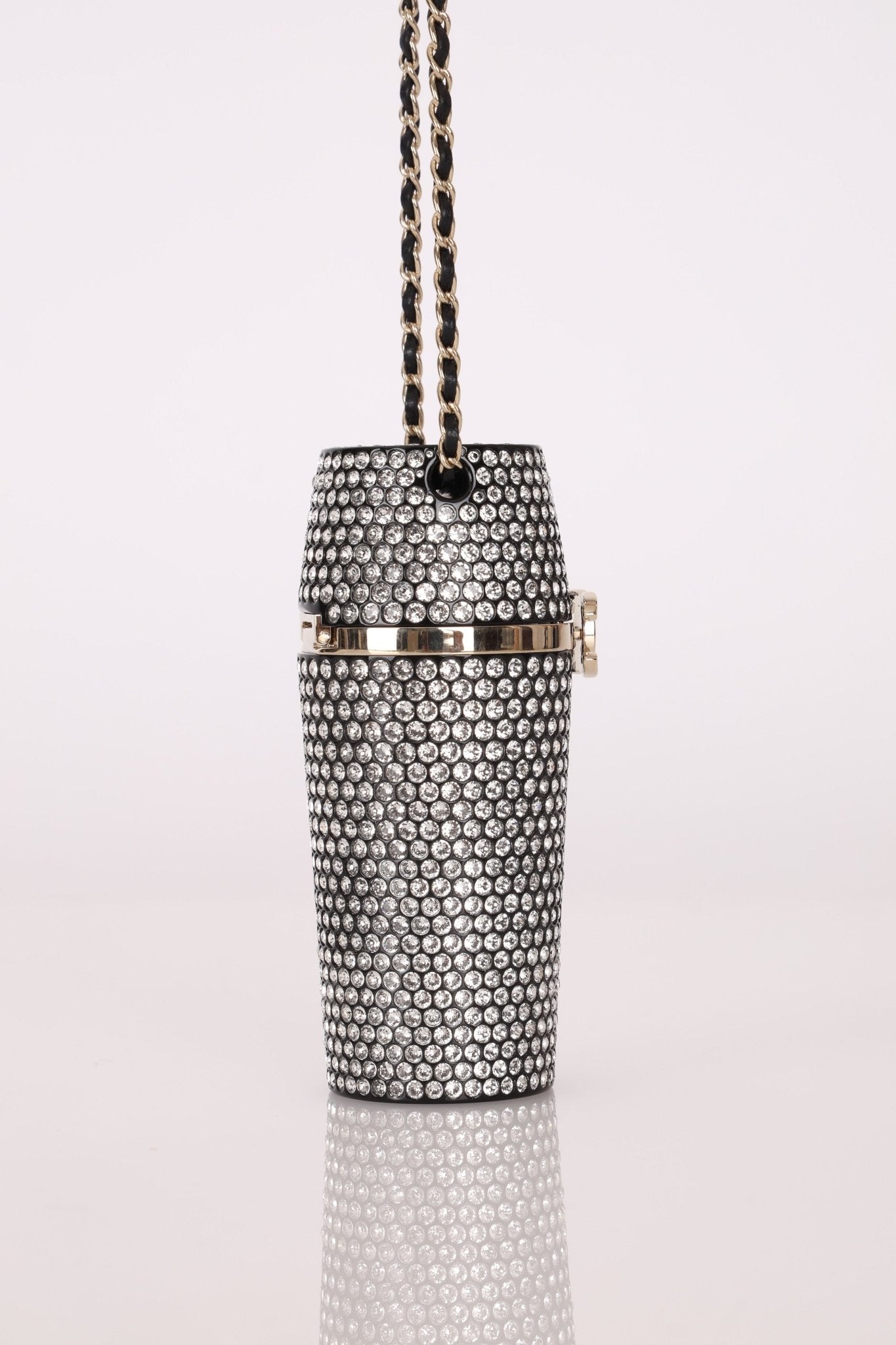 Rare Chanel 2021 Runway Strauss Lipstick Holder w/ Chain - FashioNica