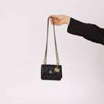 Rare Chanel 2023 Caviar Wallet on Chain with Chanel Classic Flap Charm - FashioNica