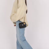 Rare Chanel 2023 Caviar Wallet on Chain with Chanel Classic Flap Charm - FashioNica