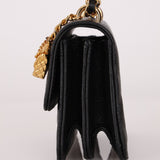 Rare Chanel 2023 Caviar Wallet on Chain with Chanel Classic Flap Charm - FashioNica