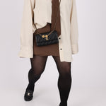 Rare Chanel 23A Lambskin Lion Charm Top Handle Wallet on Chain - FashioNica