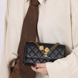 Rare Chanel 23A Lambskin Lion Charm Top Handle Wallet on Chain - FashioNica