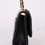 Rare Chanel 23A Lambskin Lion Charm Top Handle Wallet on Chain - FashioNica