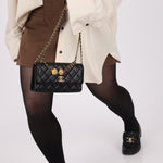 Rare Chanel 23A Lambskin Lion Charm Top Handle Wallet on Chain - FashioNica