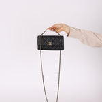 Rare Chanel 23A Lambskin Lion Charm Top Handle Wallet on Chain - FashioNica