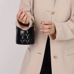 Rare Chanel Lambskin Double - Sided Top Handle Basket Vanity Crossbody - FashioNica