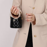 Rare Chanel Lambskin Double - Sided Top Handle Basket Vanity Crossbody - FashioNica
