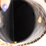 Rare Chanel Lambskin Double - Sided Top Handle Basket Vanity Crossbody - FashioNica