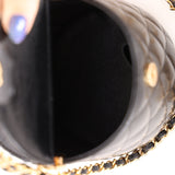 Rare Chanel Lambskin Double - Sided Top Handle Basket Vanity Crossbody - FashioNica