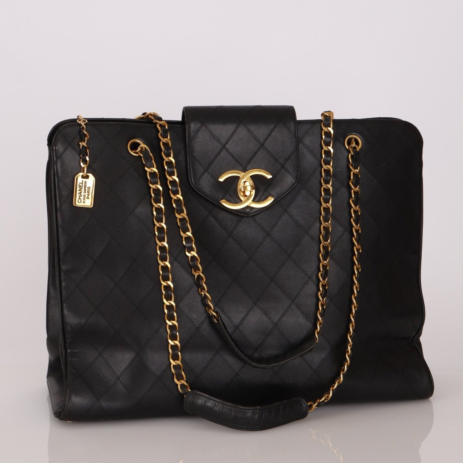 Rare Chanel Lambskin Supermodel Tote - FashioNica