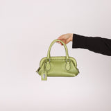 Rare Fendi Acid Green Metallic Adele Frame Bag - FashioNica