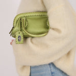 Rare Fendi Acid Green Metallic Adele Frame Bag - FashioNica