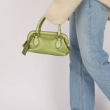 Rare Fendi Acid Green Metallic Adele Frame Bag - FashioNica
