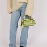 Rare Fendi Acid Green Metallic Adele Frame Bag - FashioNica