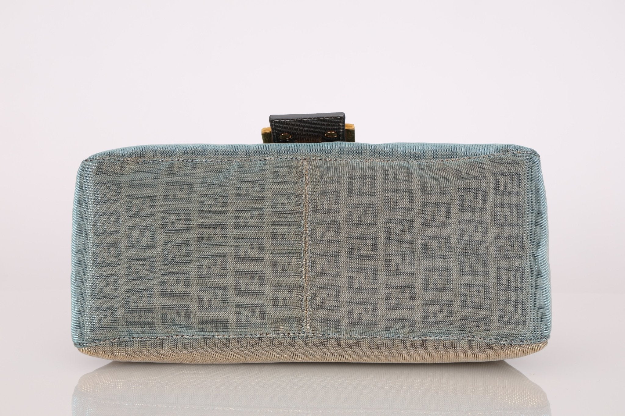 Rare Fendi Iridescent Zucchino Forever Mama Baguette - FashioNica