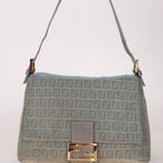 Rare Fendi Iridescent Zucchino Forever Mama Baguette - FashioNica