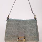 Rare Fendi Iridescent Zucchino Forever Mama Baguette - FashioNica