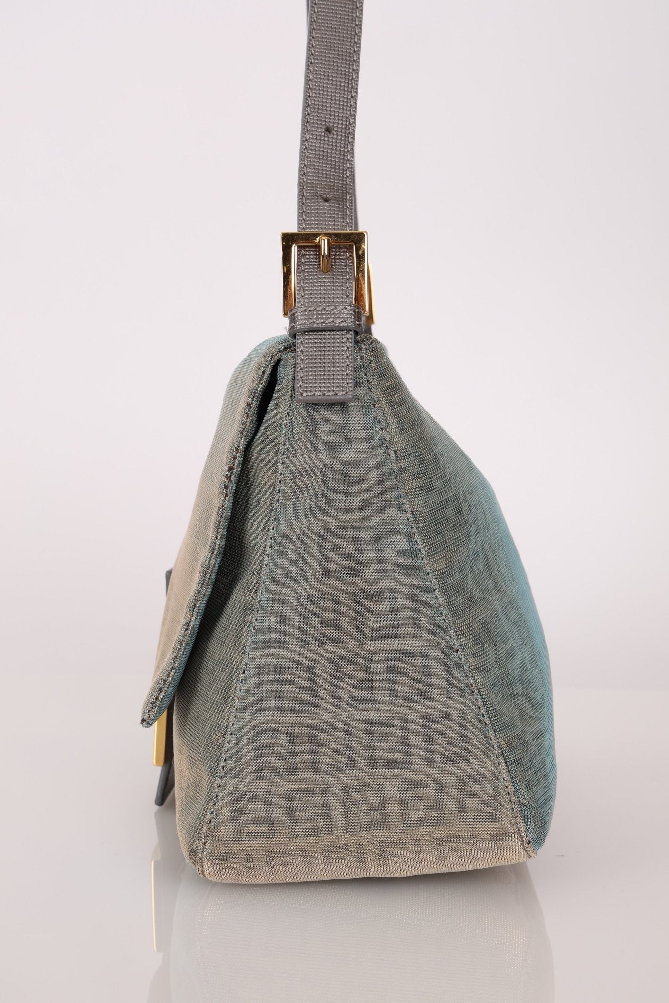 Rare Fendi Iridescent Zucchino Forever Mama Baguette - FashioNica
