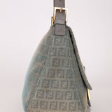 Rare Fendi Iridescent Zucchino Forever Mama Baguette - FashioNica