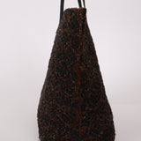 Rare Fendi Lizard Beaded Roll Tote - FashioNica