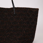 Rare Fendi Lizard Beaded Roll Tote - FashioNica
