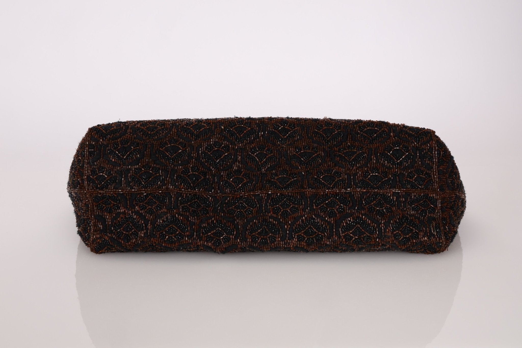 Rare Fendi Lizard Beaded Roll Tote - FashioNica