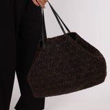 Rare Fendi Lizard Beaded Roll Tote - FashioNica