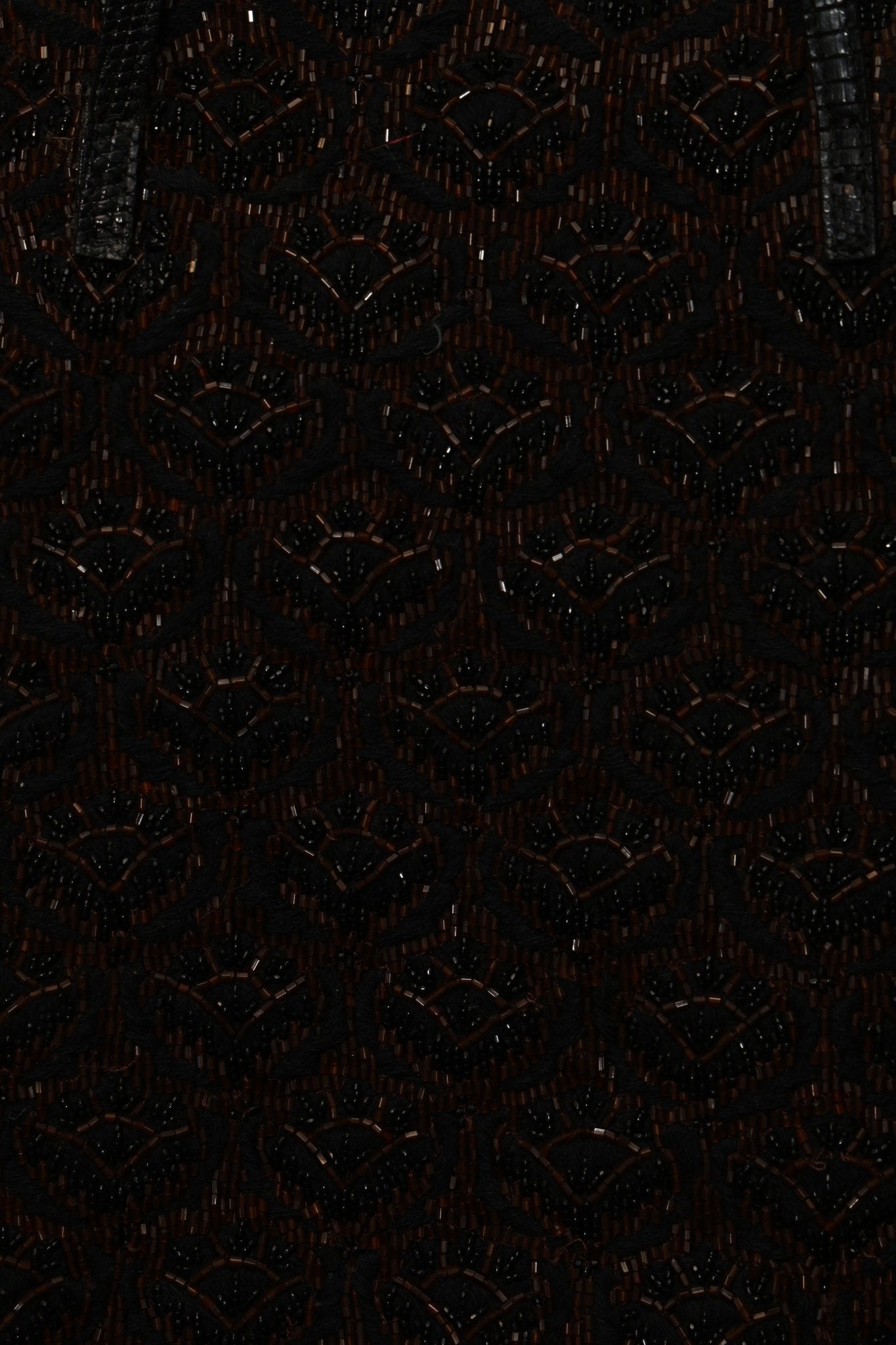 Rare Fendi Lizard Beaded Roll Tote - FashioNica