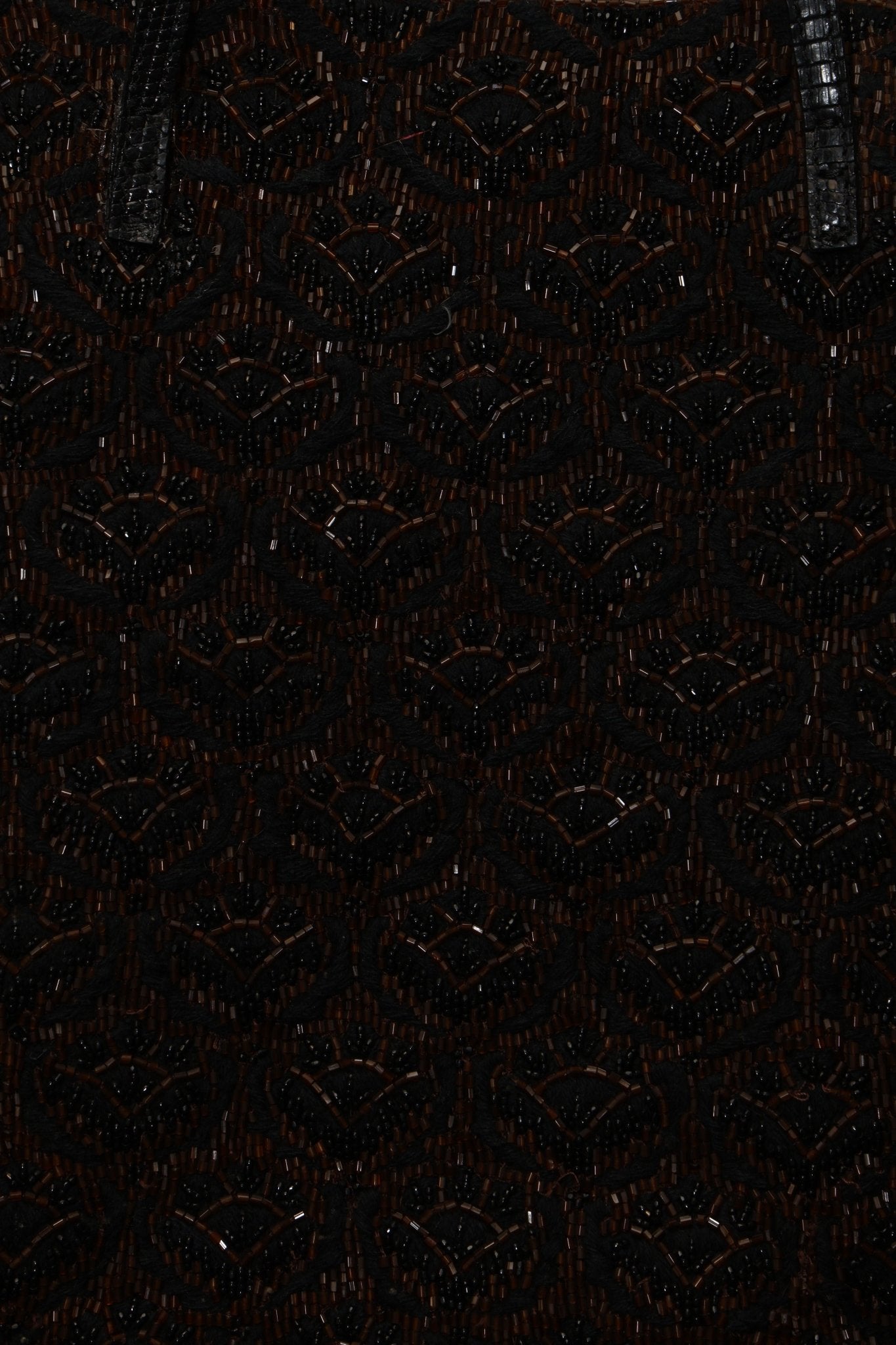 Rare Fendi Lizard Beaded Roll Tote - FashioNica