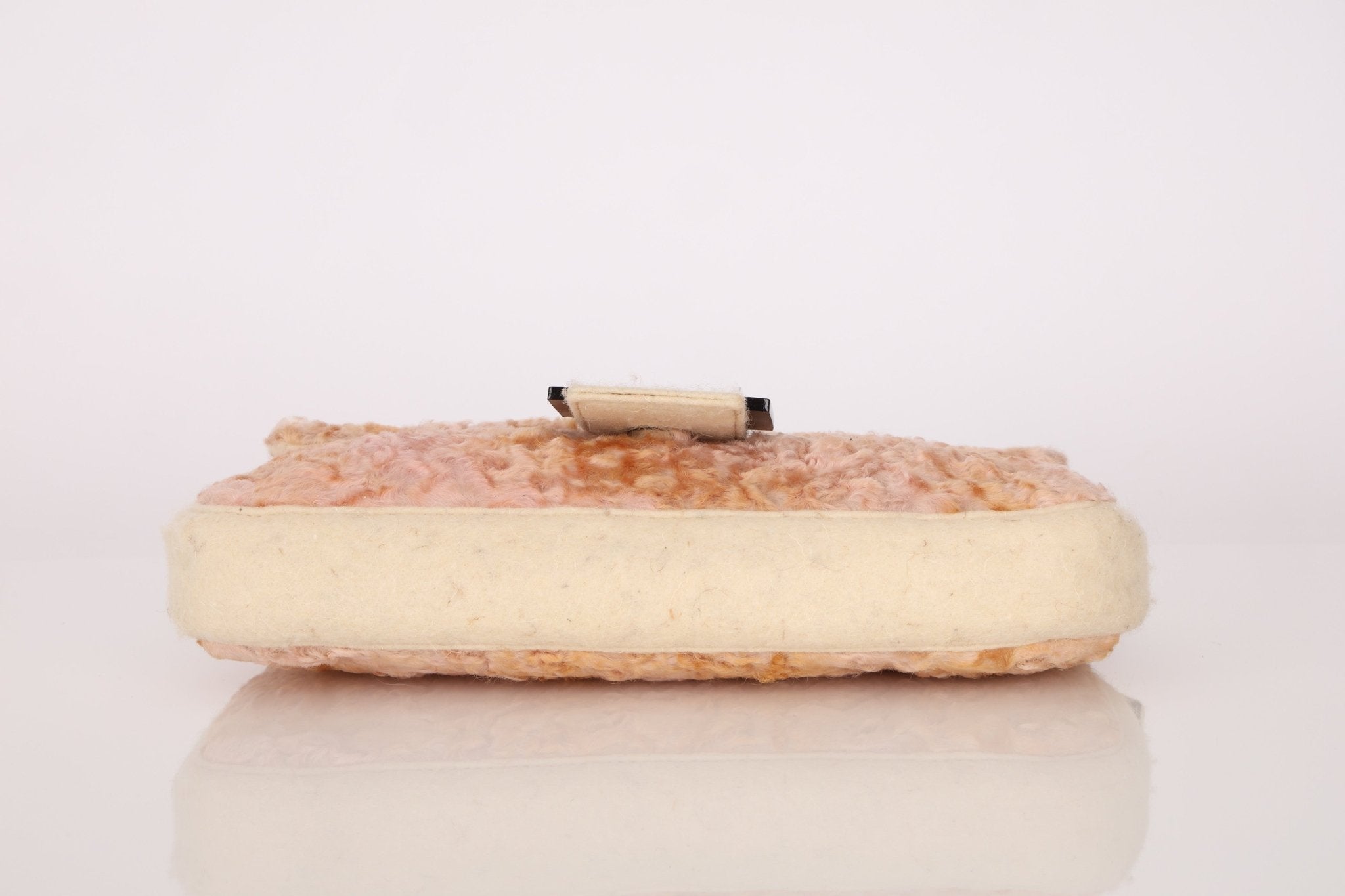 Rare Fendi Persian Lamb and Felt Baguette - FashioNica