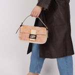 Rare Fendi Persian Lamb and Felt Baguette - FashioNica