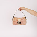 Rare Fendi Persian Lamb and Felt Baguette - FashioNica