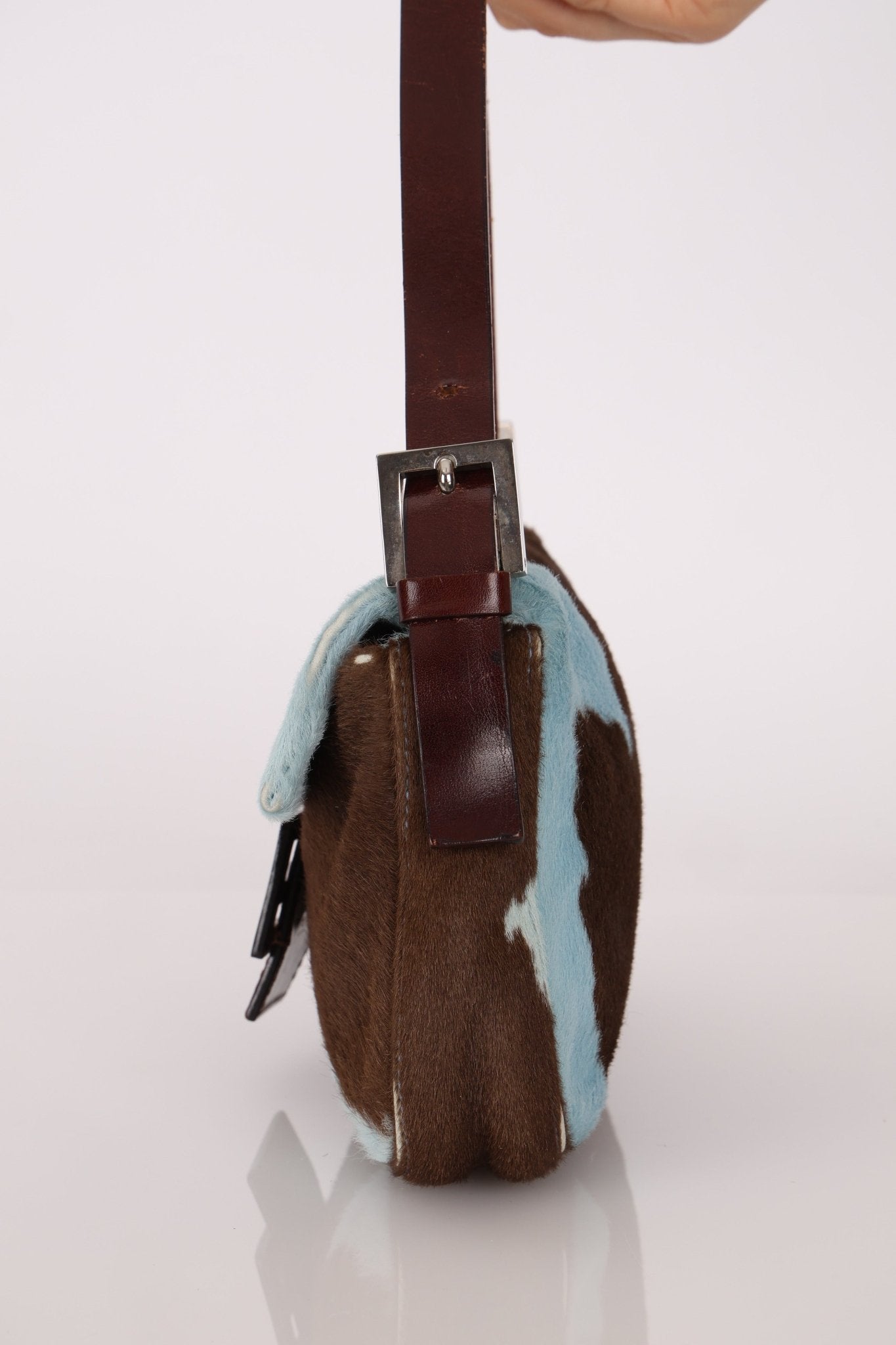 Rare Fendi Ponyhair Cow Print Baguette - FashioNica