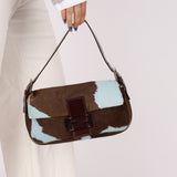 Rare Fendi Ponyhair Cow Print Baguette - FashioNica