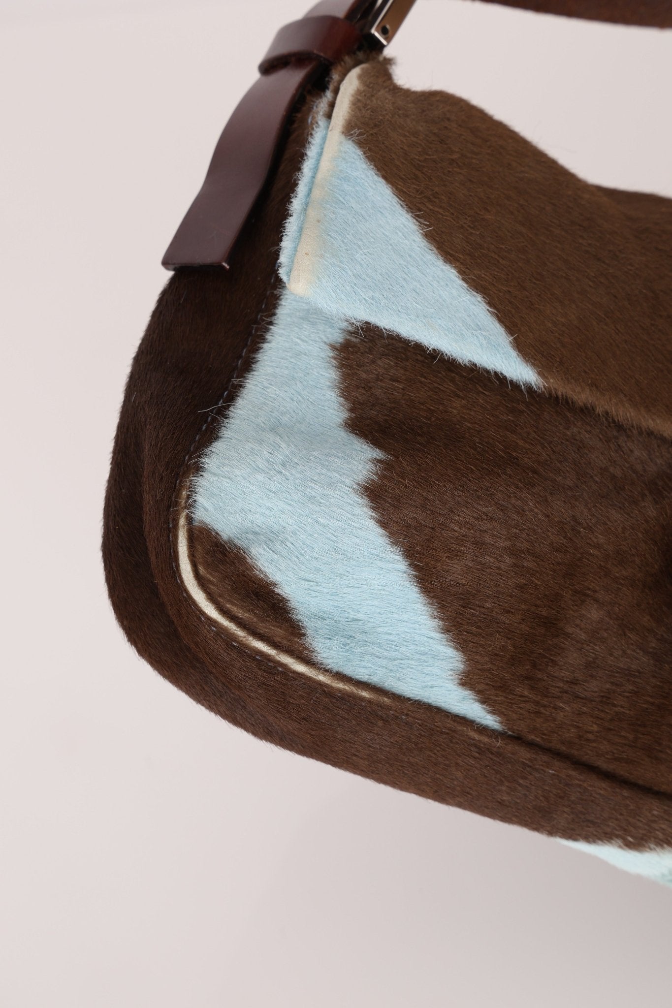 Rare Fendi Ponyhair Cow Print Baguette - FashioNica