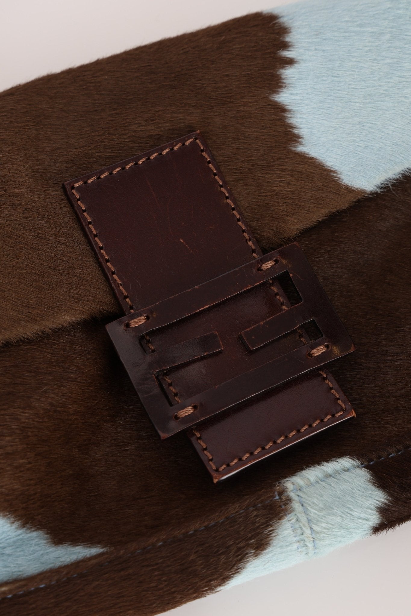 Rare Fendi Ponyhair Cow Print Baguette - FashioNica