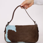 Rare Fendi Ponyhair Cow Print Baguette - FashioNica