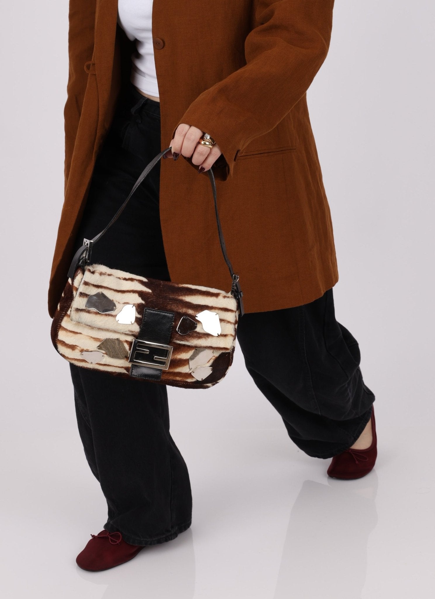 Rare Fendi Ponyhair Mirror Baguette - FashioNica