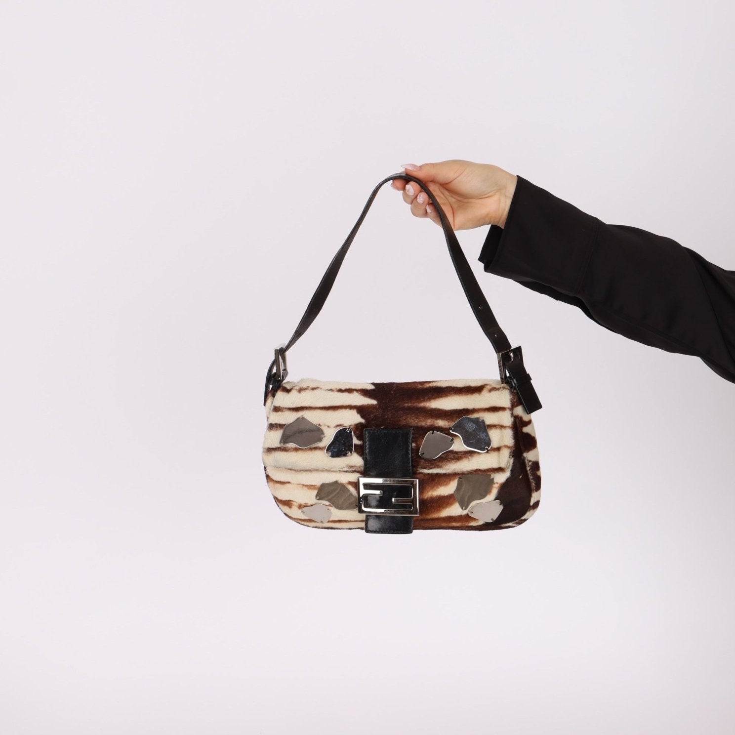 Rare Fendi Ponyhair Mirror Baguette - FashioNica