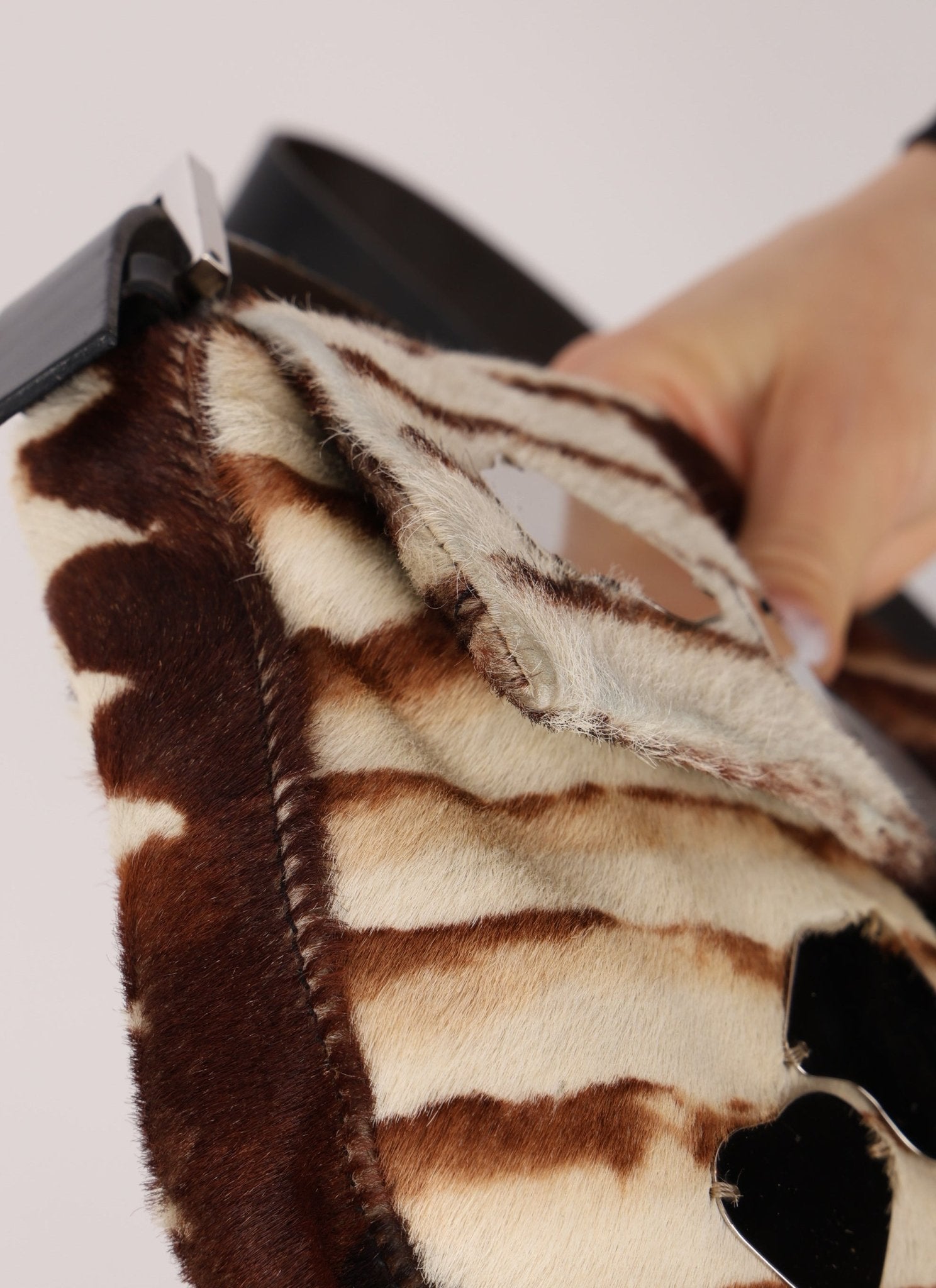 Rare Fendi Ponyhair Mirror Baguette - FashioNica