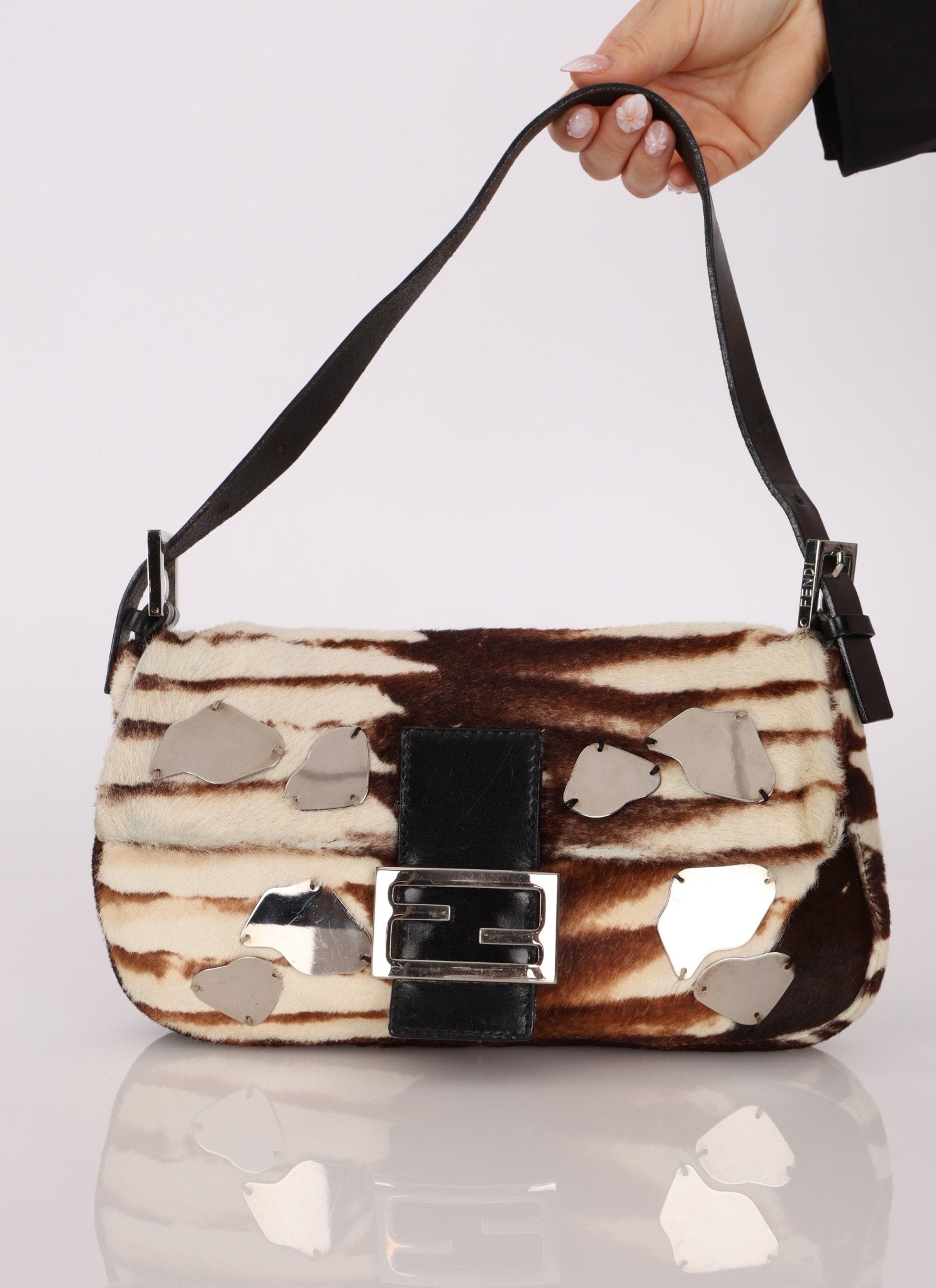 Rare Fendi Ponyhair Mirror Baguette - FashioNica