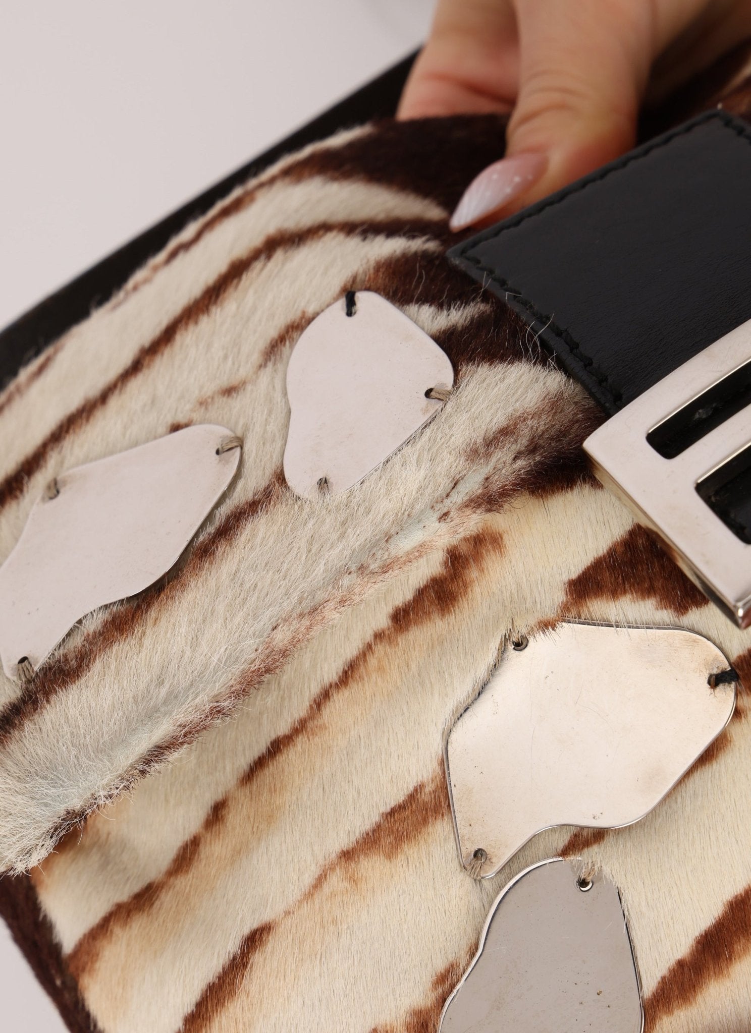 Rare Fendi Ponyhair Mirror Baguette - FashioNica