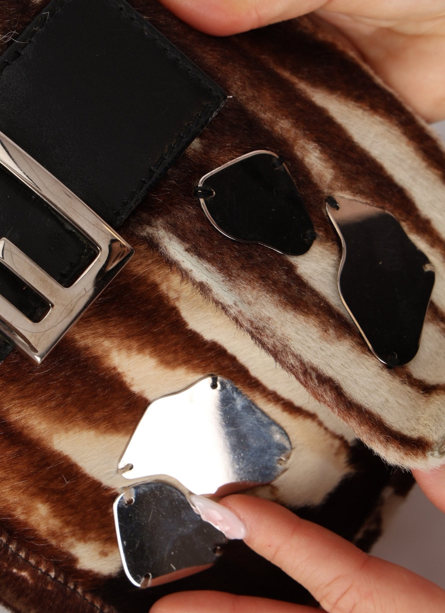 Rare Fendi Ponyhair Mirror Baguette - FashioNica