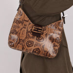 Rare Fendi Python Palmier Shoulder Bag - FashioNica