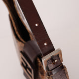 Rare Fendi Python Palmier Shoulder Bag - FashioNica