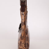 Rare Fendi Python Palmier Shoulder Bag - FashioNica