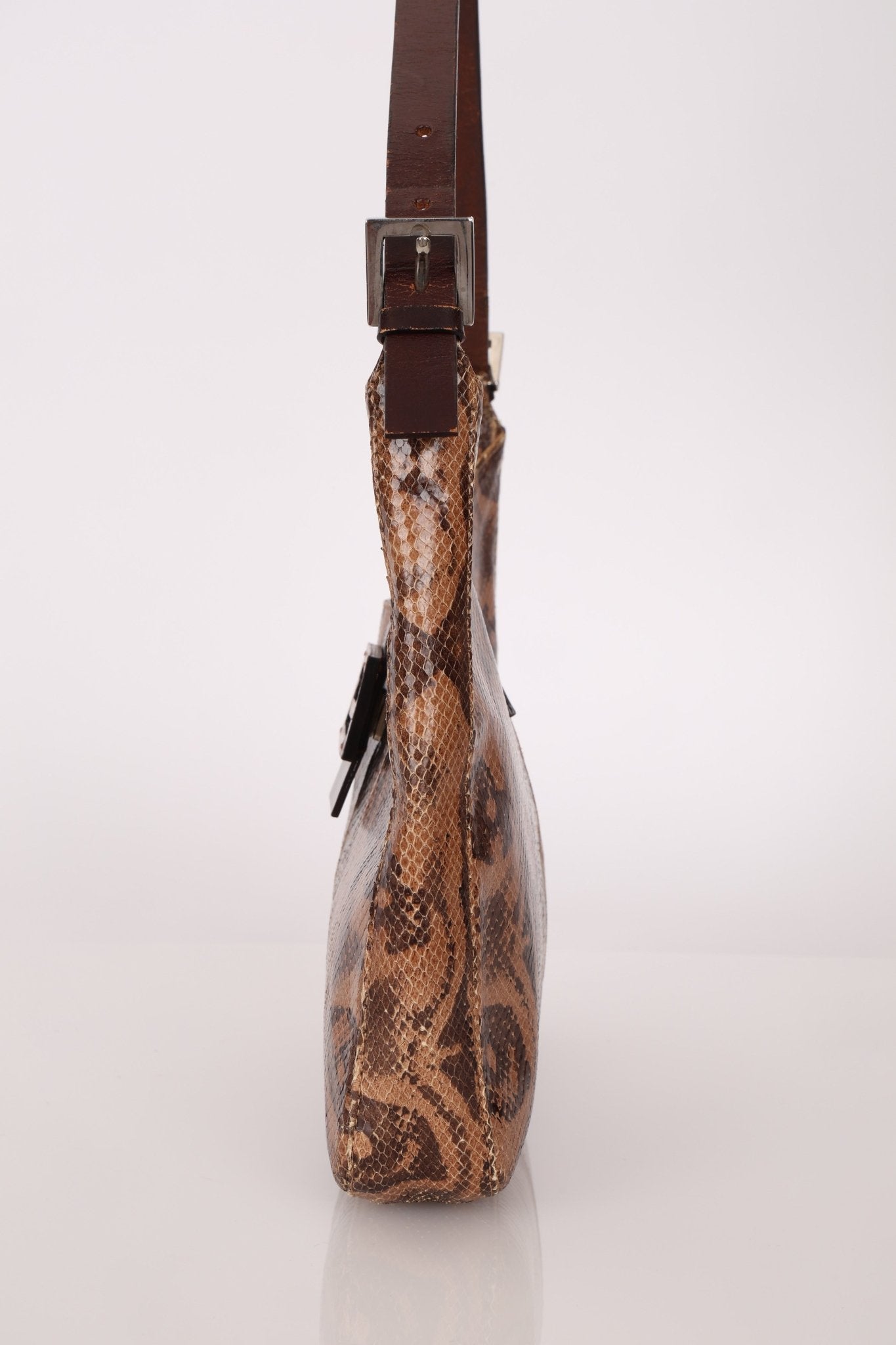 Rare Fendi Python Palmier Shoulder Bag - FashioNica