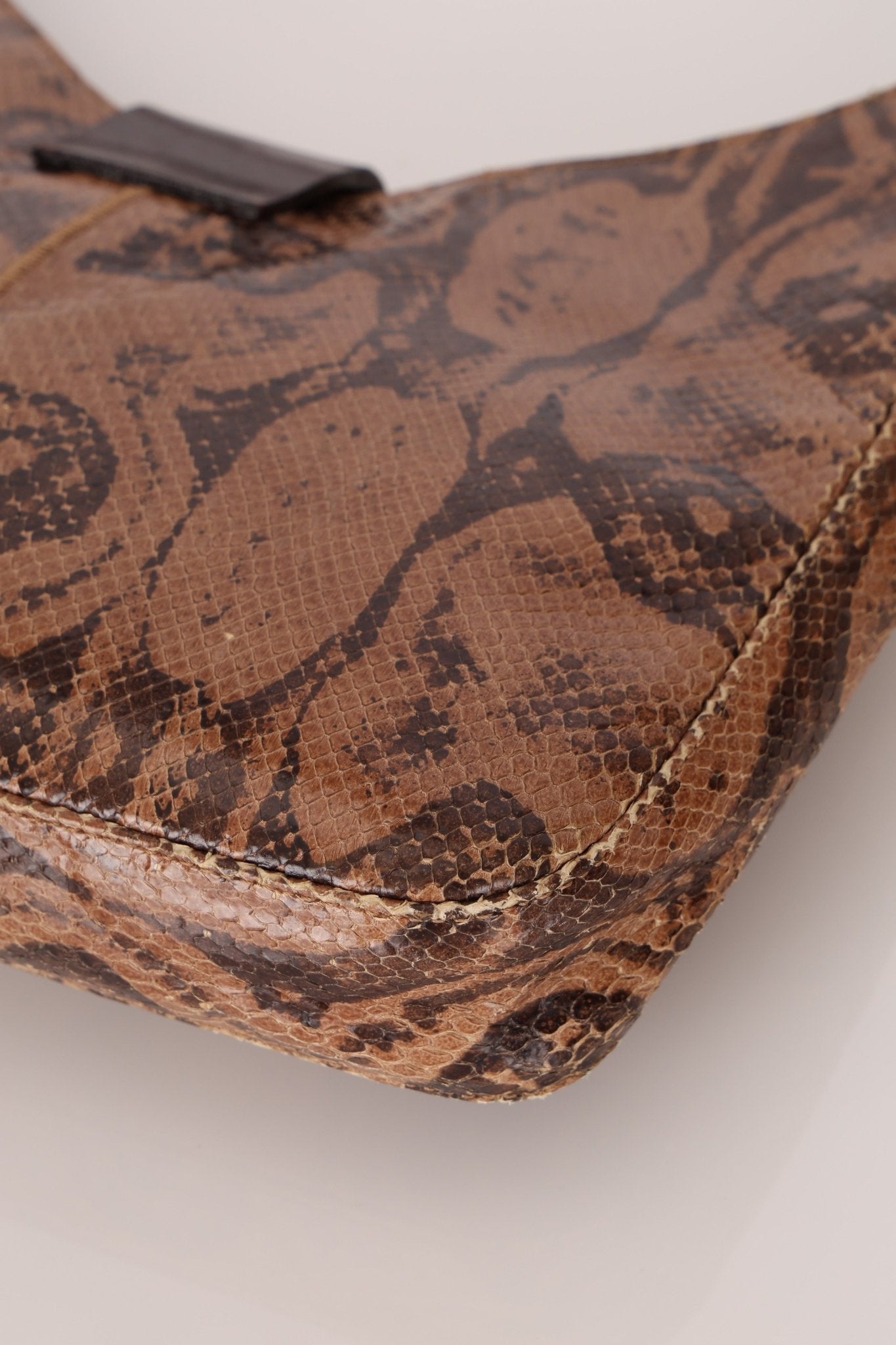 Rare Fendi Python Palmier Shoulder Bag - FashioNica