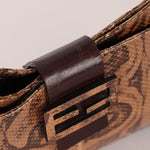 Rare Fendi Python Palmier Shoulder Bag - FashioNica